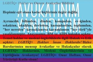 LGBTİQ+ Hakları ve Onuru Avukatlar Bildirisi