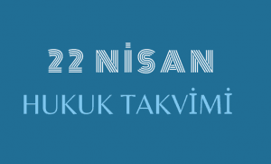 22 Nisan Hukuk Takvimi: Hukuk tarihinde bu güne ilişkin önemli olaylar. Kanun değişiklikleri, sözleşmeler, davalar, yargılamalar, idamlar, tutuklamalar, infazlar ve diğer hukuki gelişmeler. Ayrıca, diplomatik ilişkilerdeki dönüm noktaları. Ulusal ve uluslararası hukuk kuruluşlarına ait gelişmeler, bildirgeler ve hukukçuların doğum ve ölüm günlerine dair detaylı bilgiler.